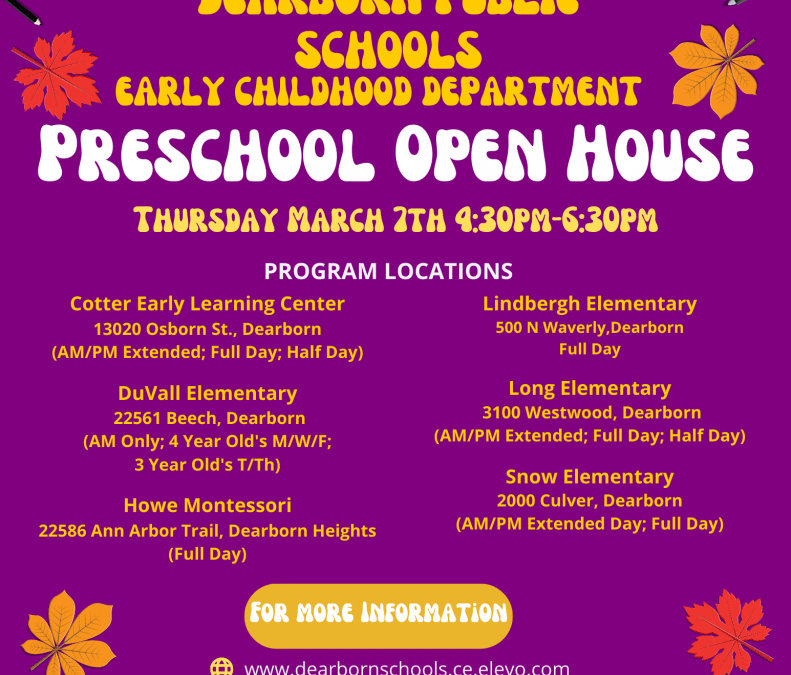 Paid preschool holding open house March 7